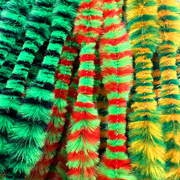 48 Pcs 13mm x 30cm Animal Print Chenille Stems Set