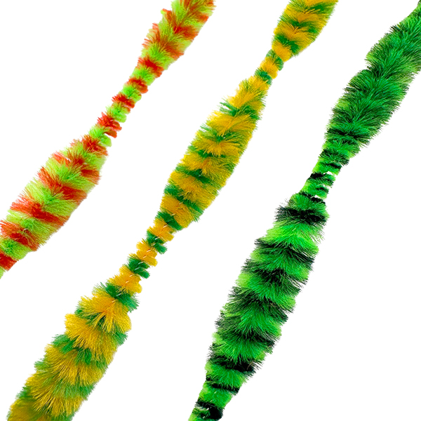 48 Pcs 13mm x 30cm Animal Print Chenille Stems Set