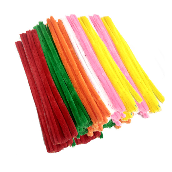 400 Pcs 15mm x 12"L Thick Chenille Pipe for Group