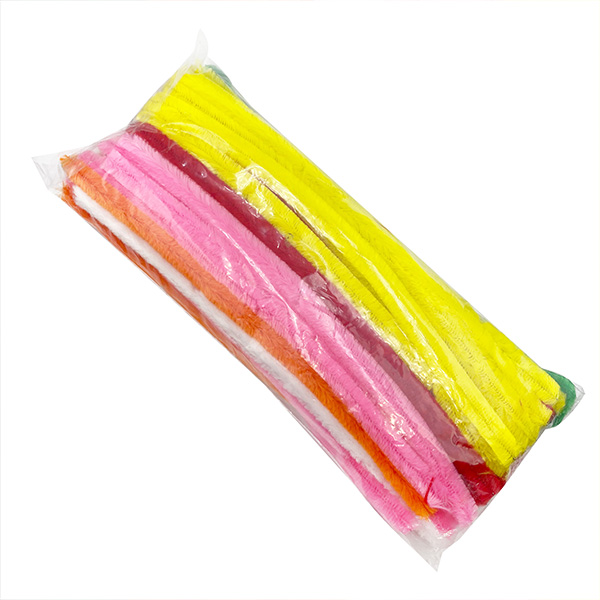 400 Pcs 15mm x 12"L Thick Chenille Pipe for Group