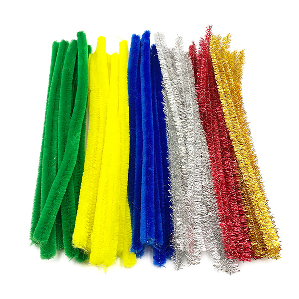 Pipe Cleaners, thickness 15 mm, L: 30 cm, asstd colours, 15mixed - Packlinq