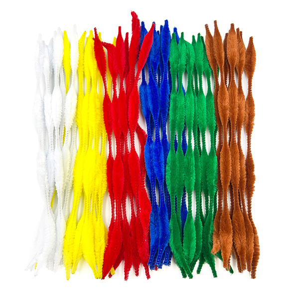 100 PCS Pipe Cleaners Chenille Stem, Bump Chenille Stems Pipe