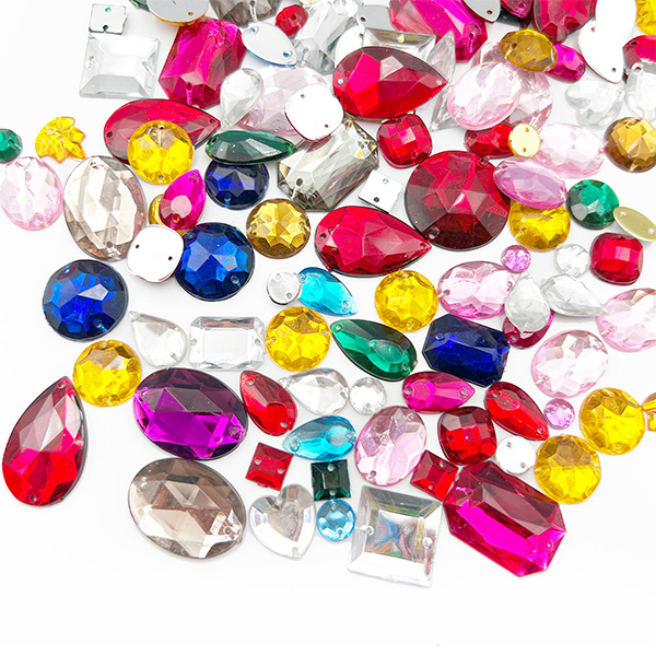 80g Sewing Gemstones Jewelry for Craft