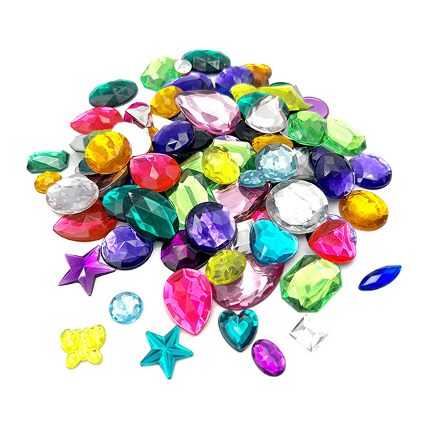 100g Plastic Gemstones Crafts