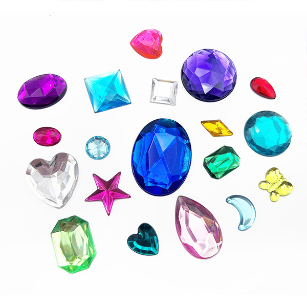 100g Plastic Gemstones Crafts