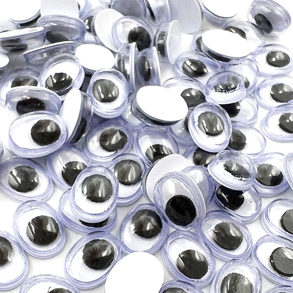 100pcs 7mm Wiggle Eyes For Crafts