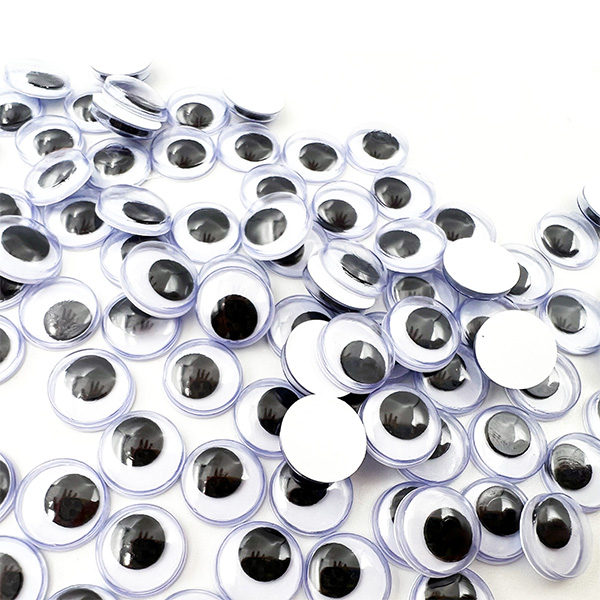 100pcs 10mm Small Oval Googly Eyes