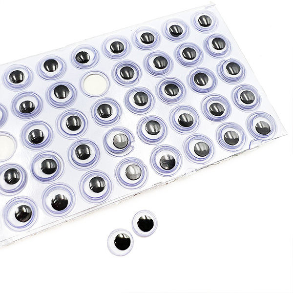 55pcs 10mm Self Adhesive Googly Eyes