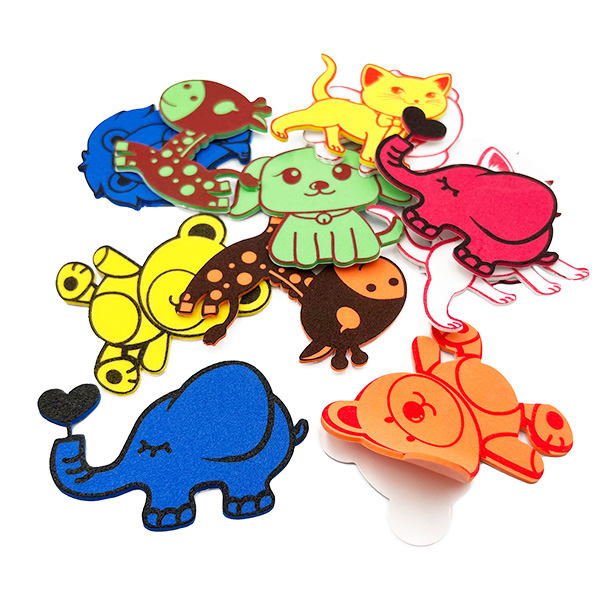 12 Pcs Animal Adhesive Foam Shapes Assorted