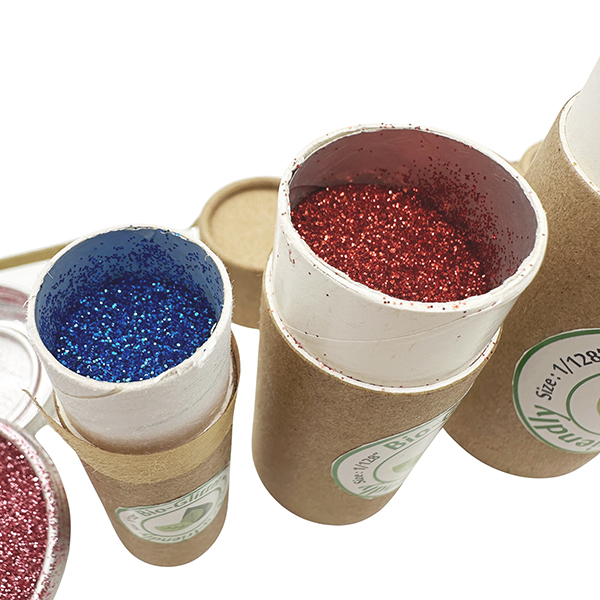 10g /20g/30g Cellulose Bio-Glitter with Big Mouth Paper Tube
