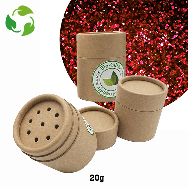 20g Cellulose Bio-Glitter with Paper Tube Shaker