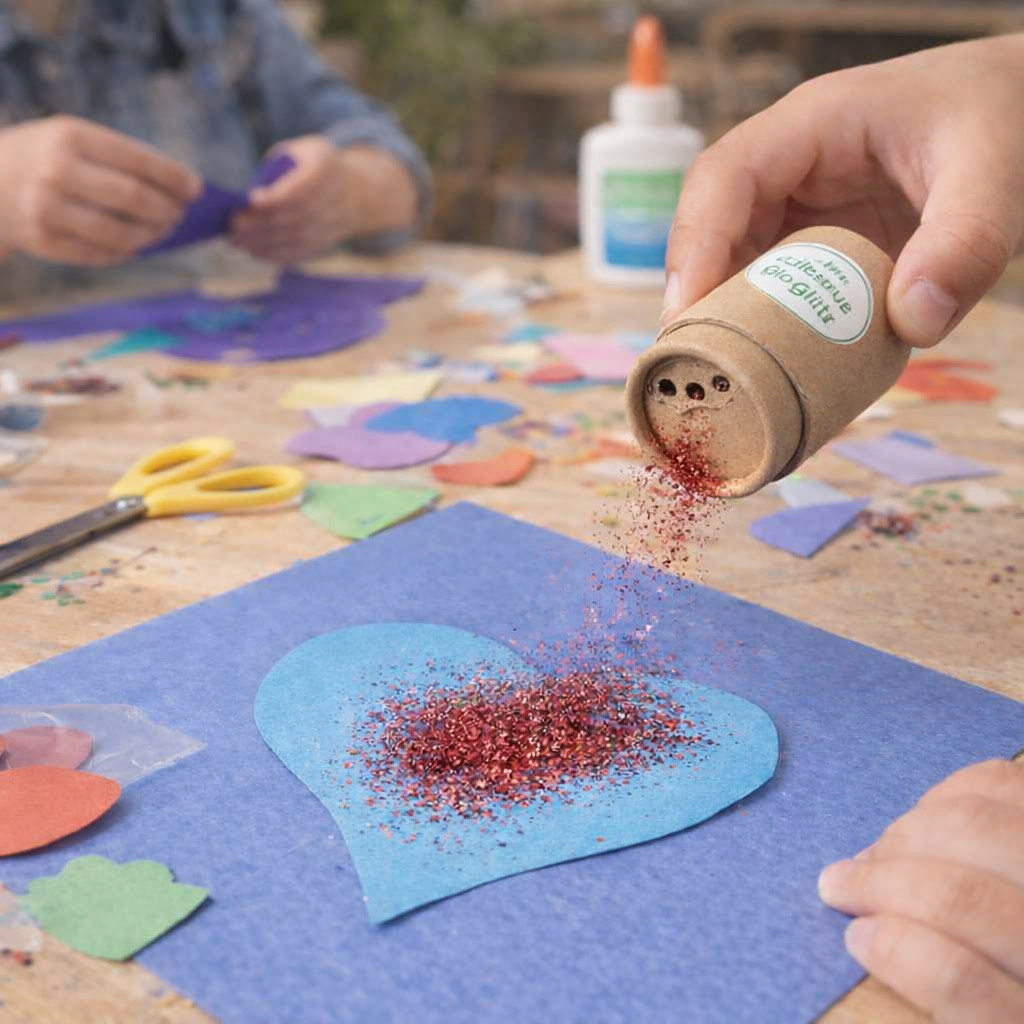 Cellulose Bio-Glitter with Paper Tube Shaker