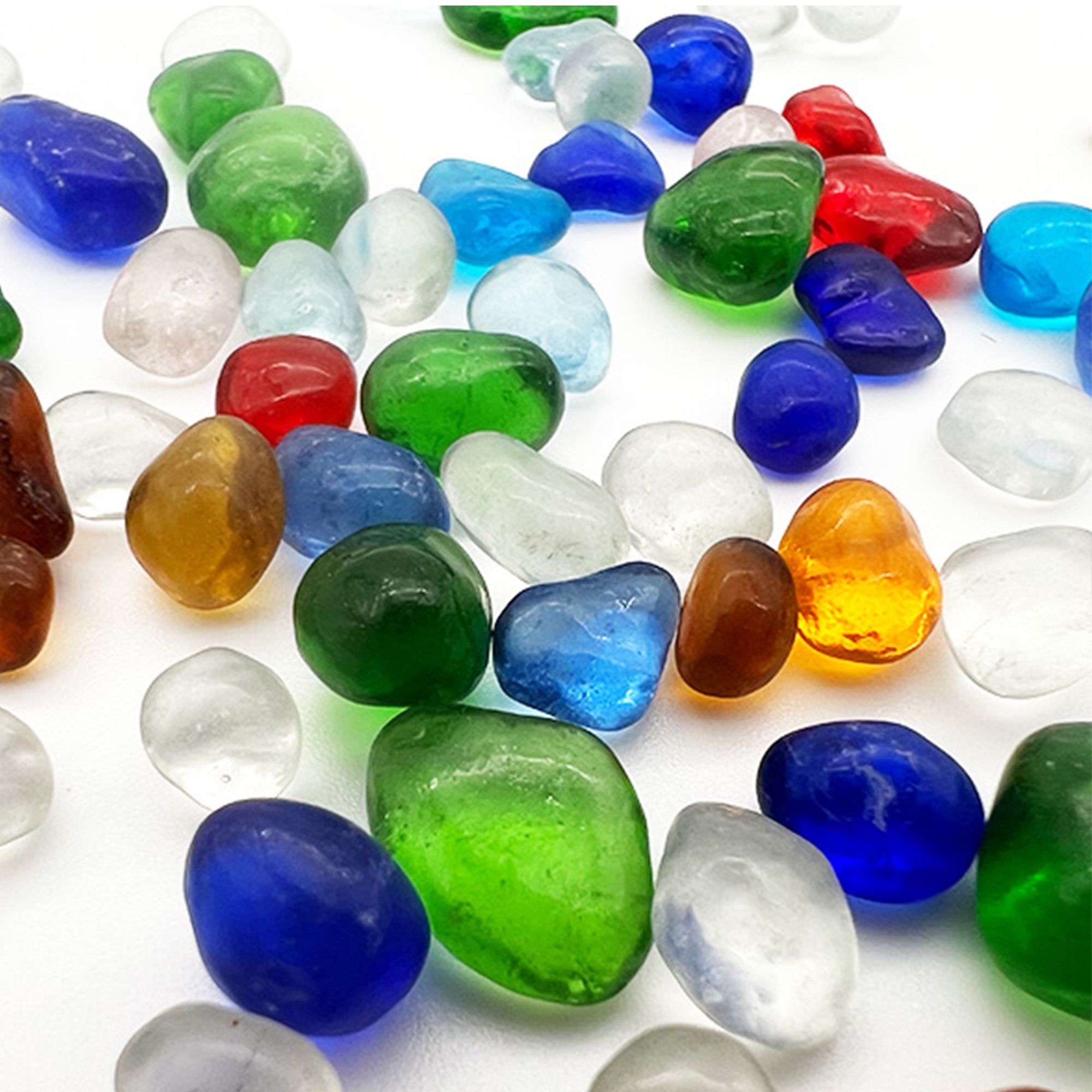 3-7 mm 400G Mix Colors Glass Stone Mosaic Set
