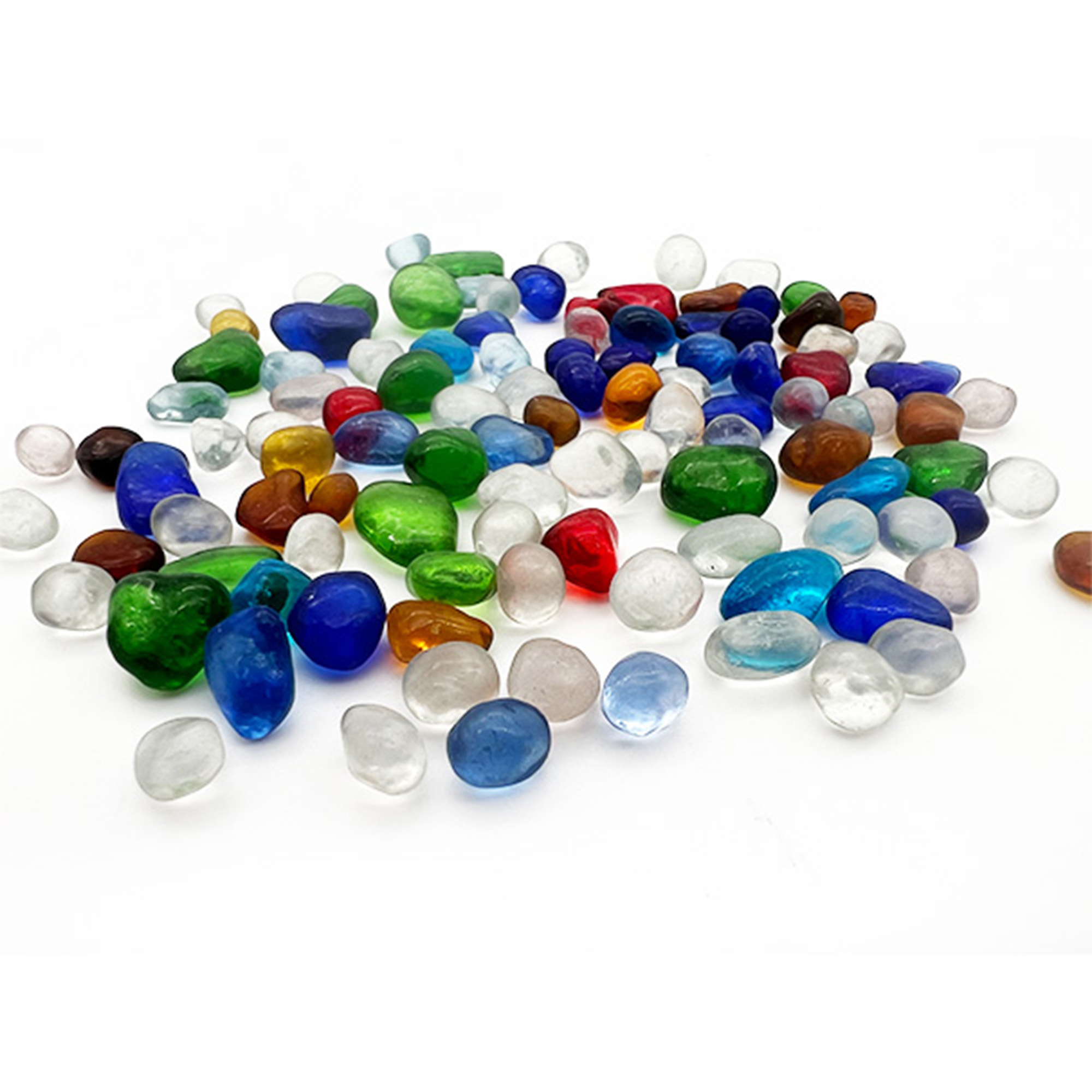 3-7 mm 400G Mix Colors Glass Stone Mosaic Set