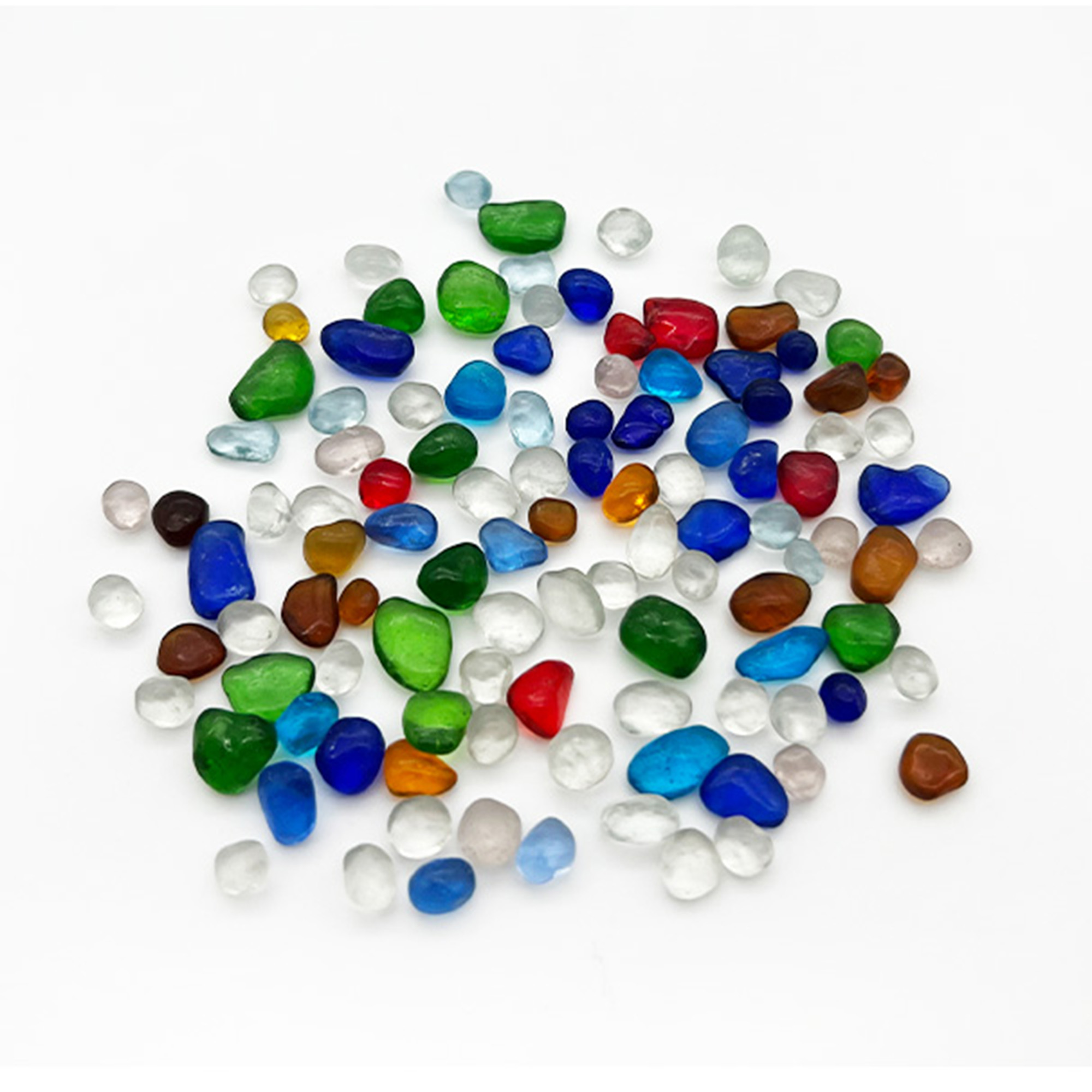 3-7 mm 400G Mix Colors Glass Stone Mosaic Set