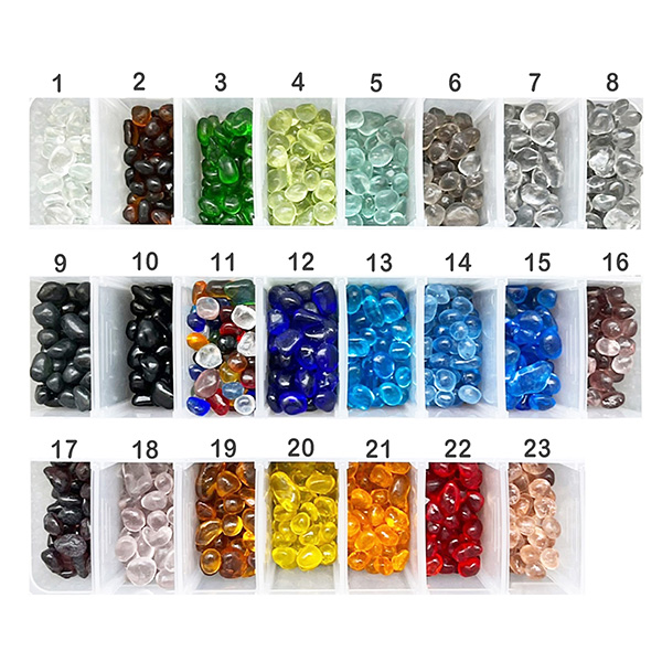 9mm - 12mm Repurpose Glass Stones