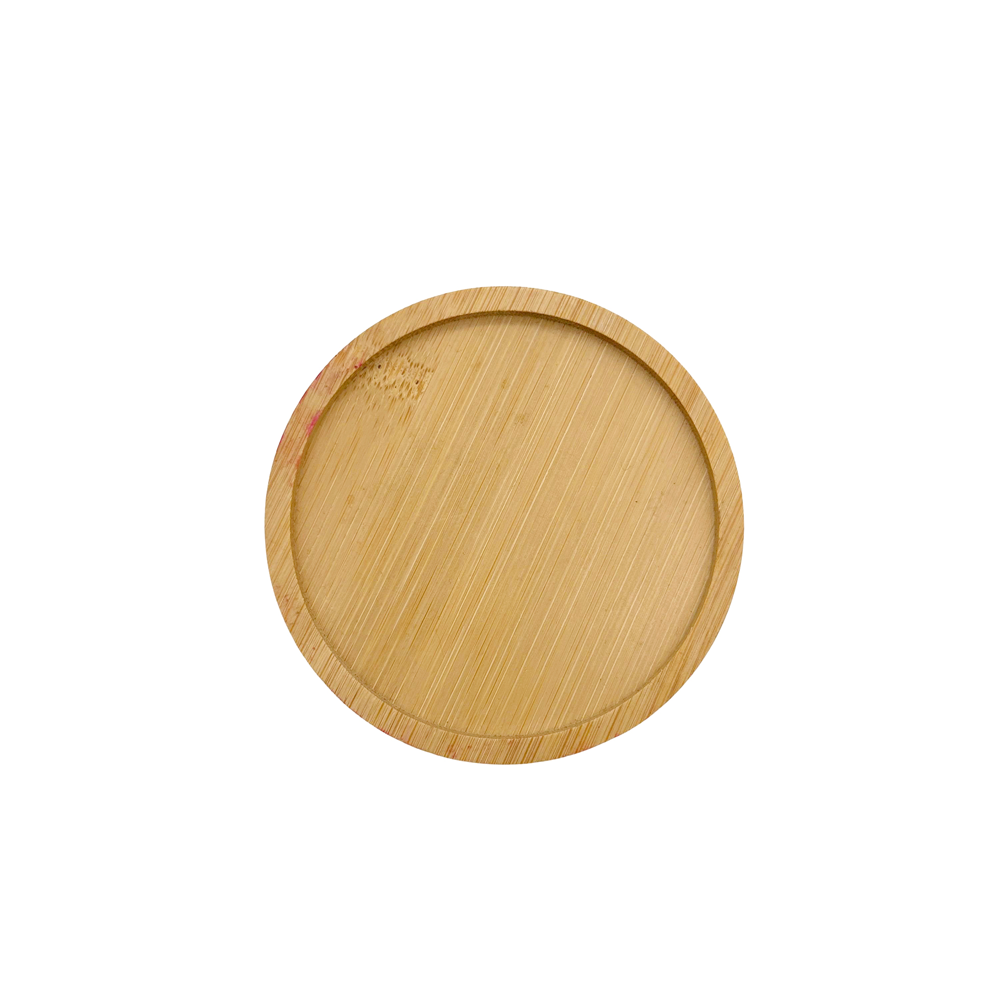 9.5cm Bamboo Round Mosaic Tray