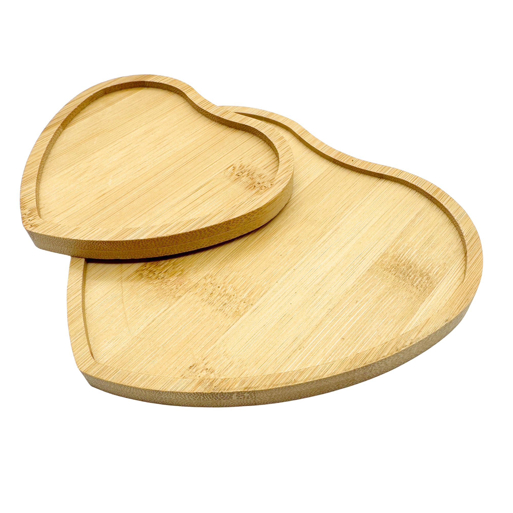 15cm Bamboo Heart Mosaic Tray