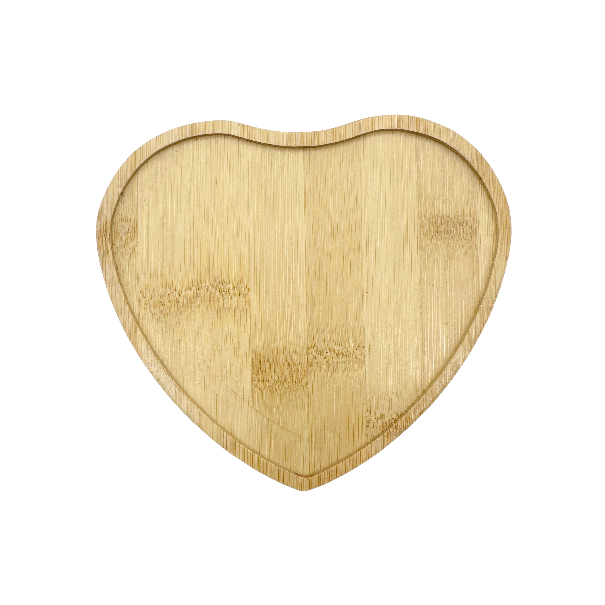 15cm Bamboo Heart Mosaic Tray