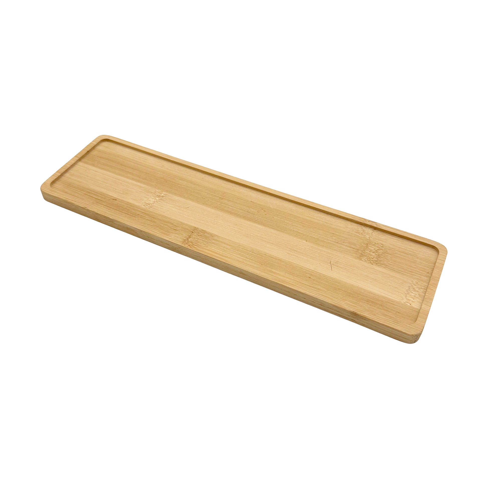 26.5cm Bamboo Rectangle Mosaic Tray