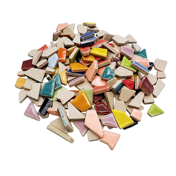 Irregular Ceramic Mosaic Tiles – 5-27mm Mixed Sizes & Colors for Home Decor & Resin Art | PL