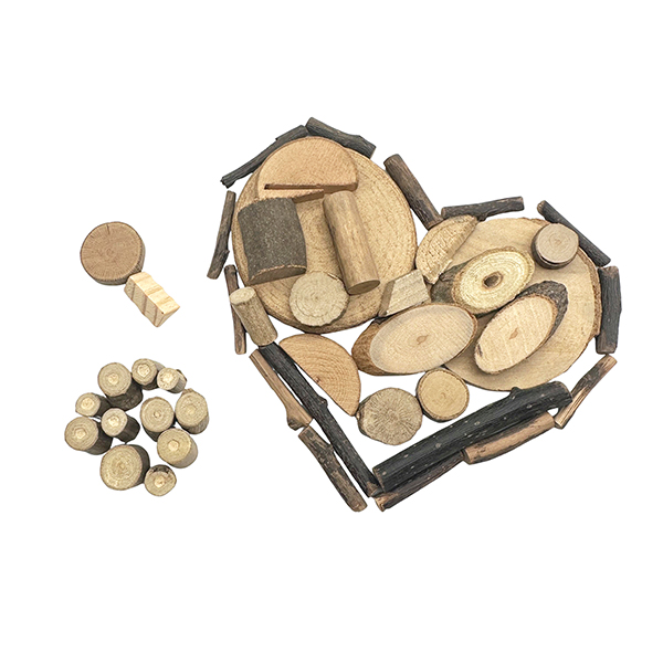 Natural Wood Craft Set – 28 Types Mixed Hardwood for Art & Education | Bulk Available