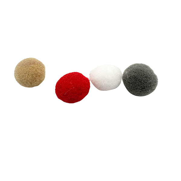 120pcs 10mm Mix Colors XMAS Felt Pom Poms Set