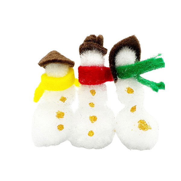500 Pcs White PP Assorted Size Pom Pom Set