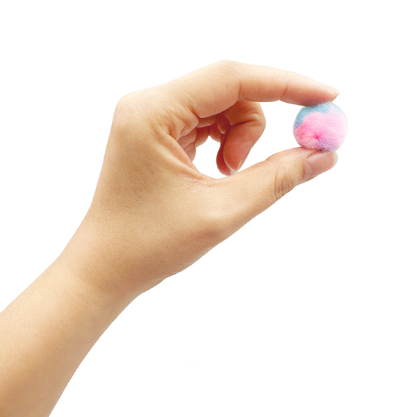 40 Pcs 20mm Acrylic Rainbow Crafts pom pom Set