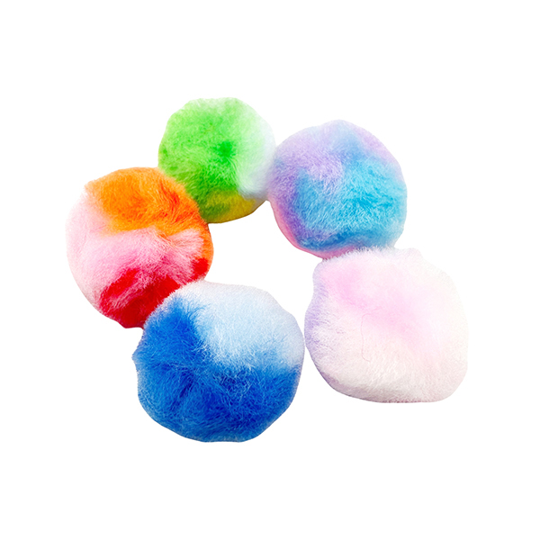 40 Pcs 20mm Acrylic Rainbow Crafts pom pom Set