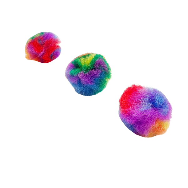 78 Pcs 20mm Acrylic Rainbow Crafts pom pom Set