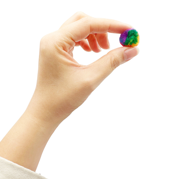 78 Pcs 20mm Acrylic Rainbow Crafts pom pom Set