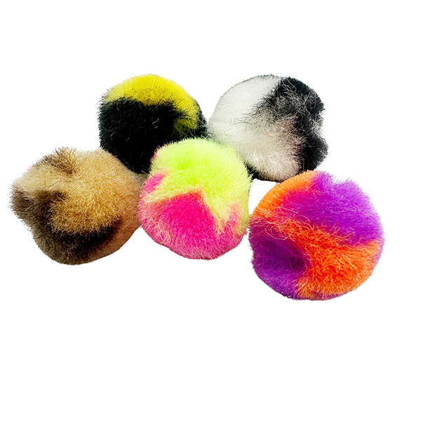 50 Pcs 20mm Acrylic Rainbow Crafts pom pom Set