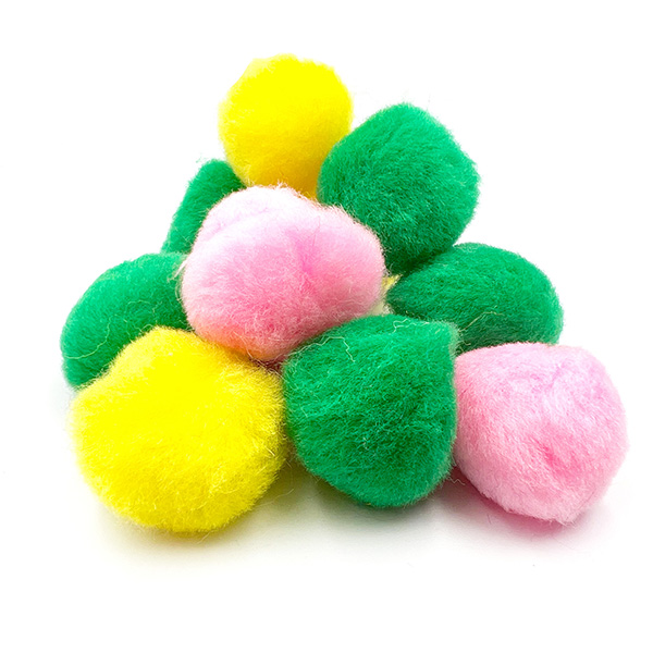 12pcs 40mm Fuzzy Pom Pom Balls