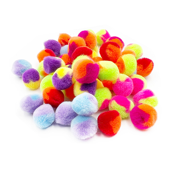 25pcs 20mm Craft Pom Poms Bulk