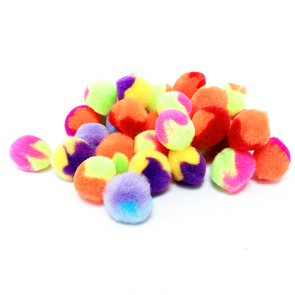 50pcs 20mm Multi Color Craft Pom Pom