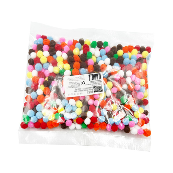 500pcs 7mm Small Acrylic Pom Poms For Crafts