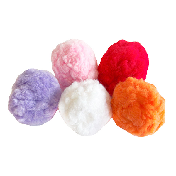 12pcs 6 inch Huge Assorted Pom Poms