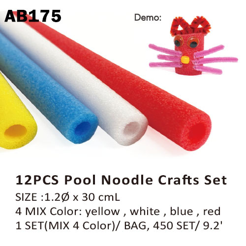 12 Pcs Pool Noodle Crafts Set 
