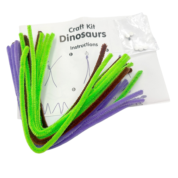 Set of 3 Dinosaur Craft Kits for Kids DIY