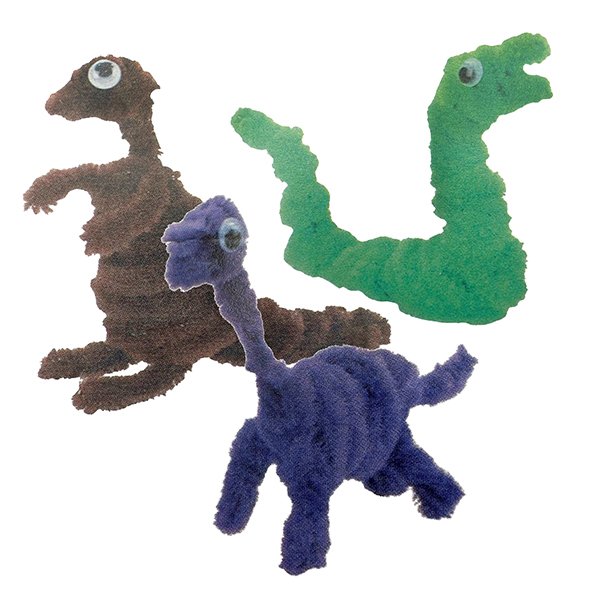 Set of 3 Dinosaur Craft Kits for Kids DIY
