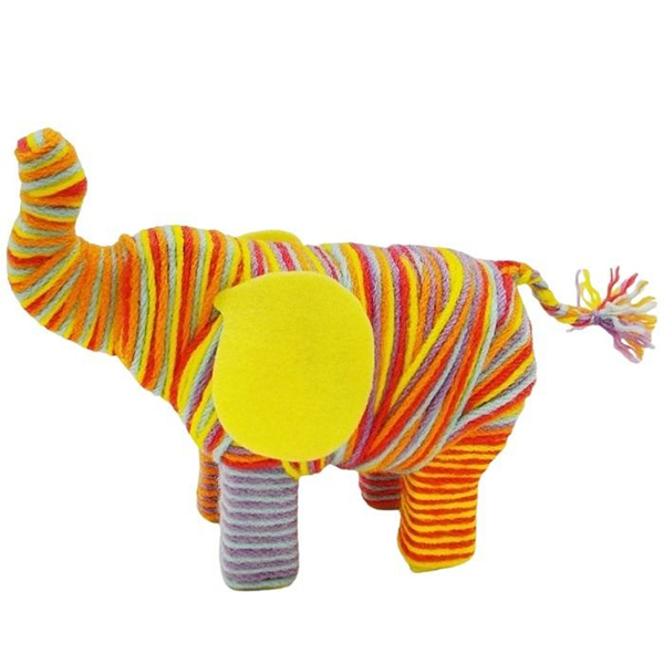 Elephant Yarn Wrapping Craft Kit