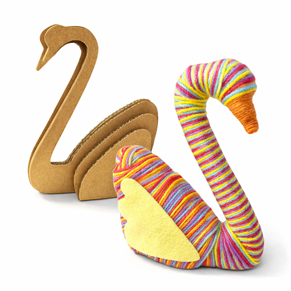 Swan Yarn Wrapping Art and Craft Kit