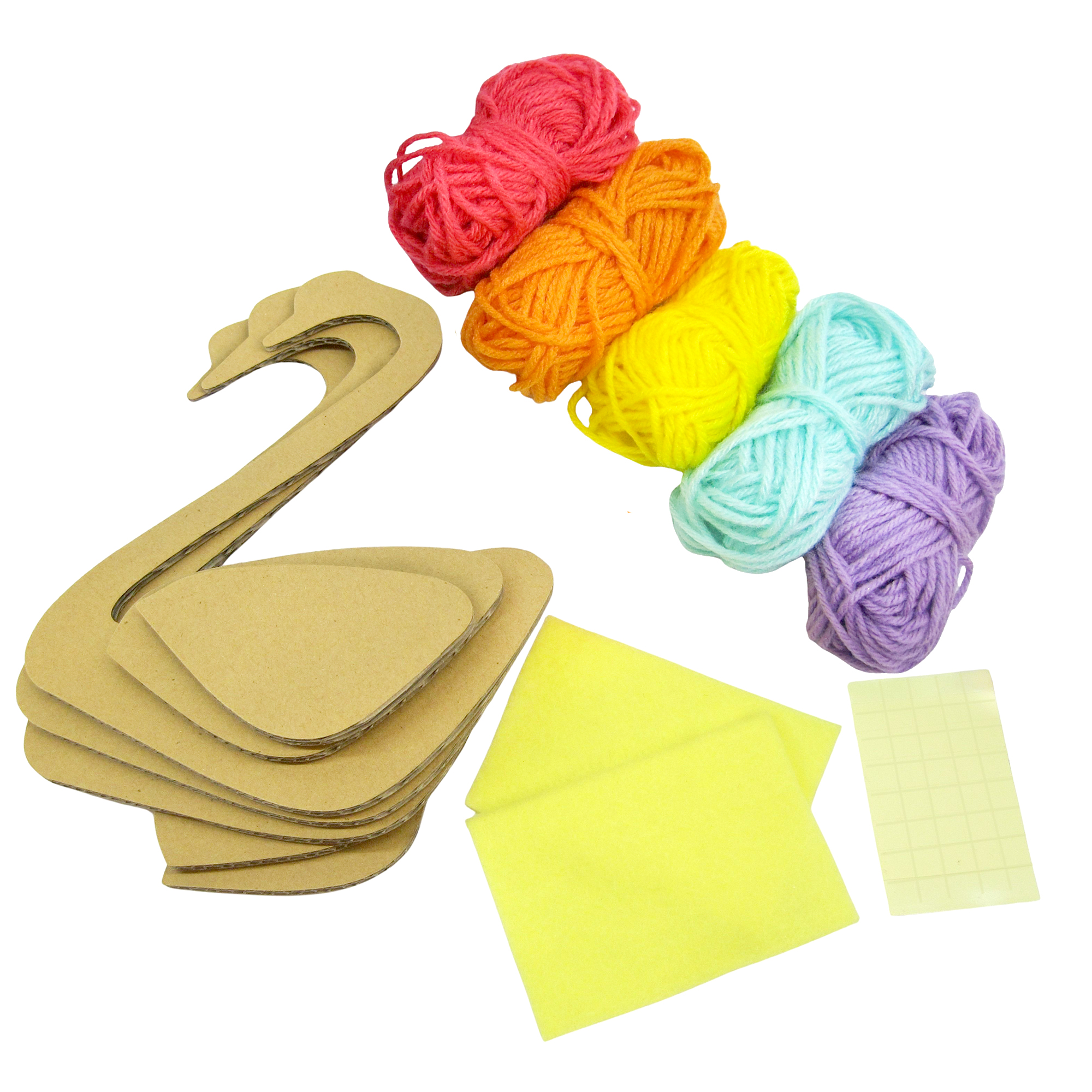 Swan Yarn Wrapping Art and Craft Kit