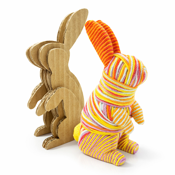 Rabbit Yarn Wrapping Easy Crafts Kit 