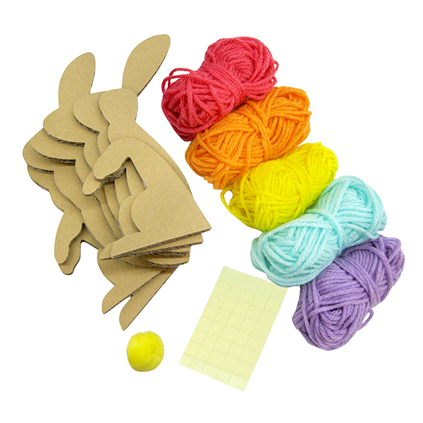 Rabbit Yarn Wrapping Easy Crafts Kit