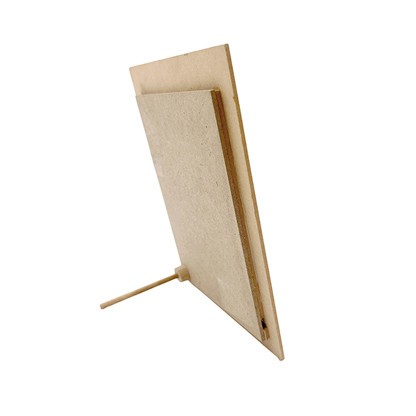 195x145mm Wooden Unfinished Standing Photo Frame