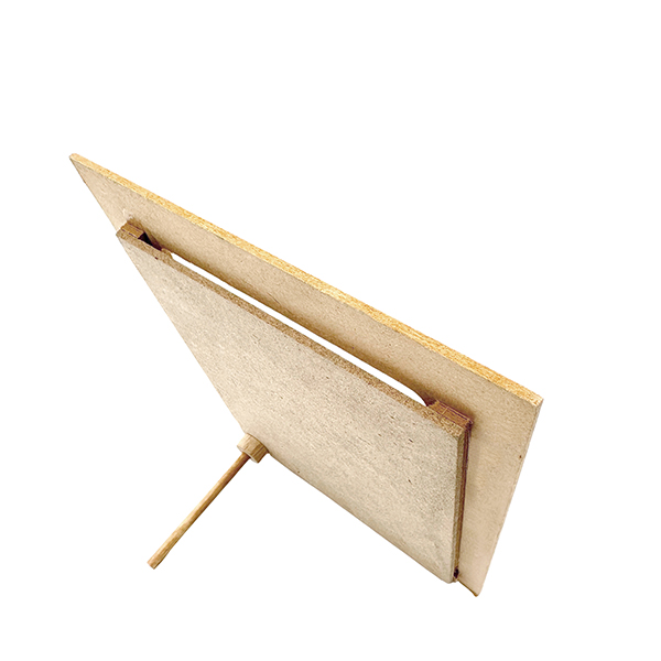 195x145mm Wooden Unfinished Standing Photo Frame