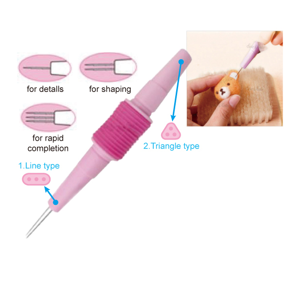 Dual Function Felting Needle Tool