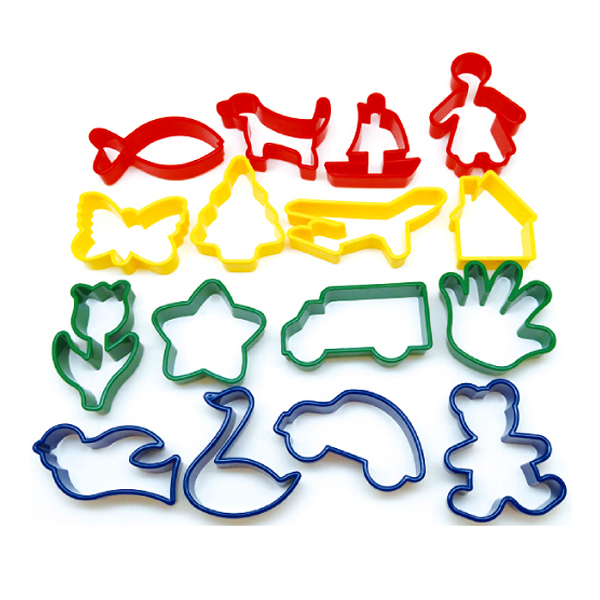 16 Pcs Kids Clay Molds Set